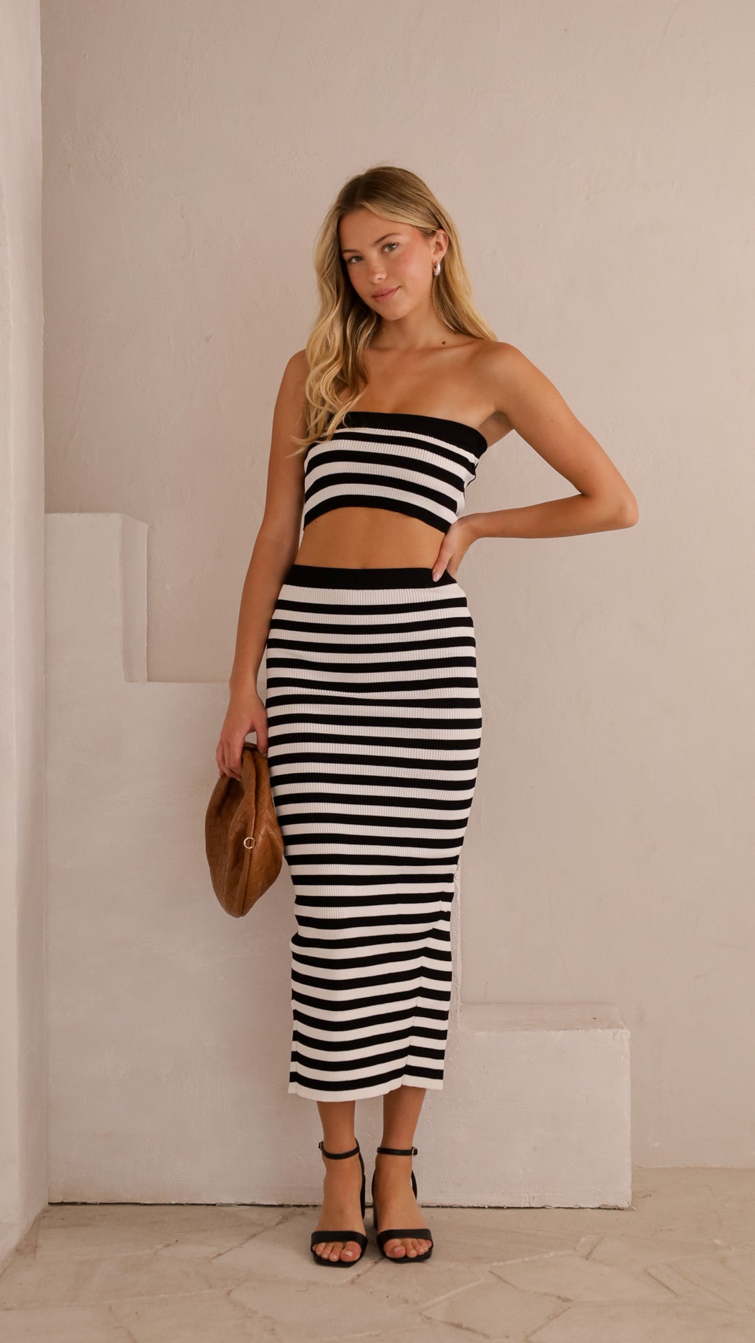 front view image 4 of Sienna Stripe Knit Set