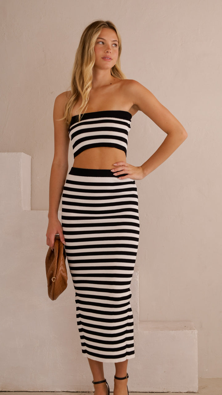 front view image 5 of Sienna Stripe Knit Set