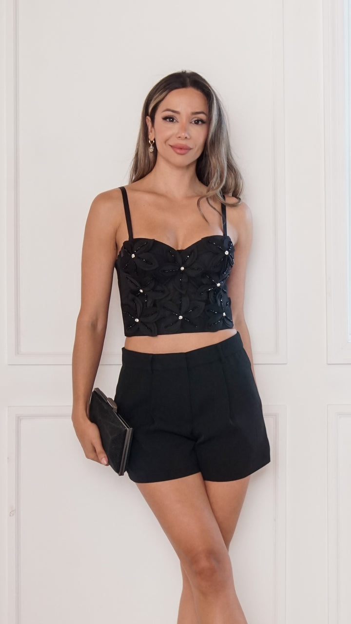 Rosalie Floral Bustier Top