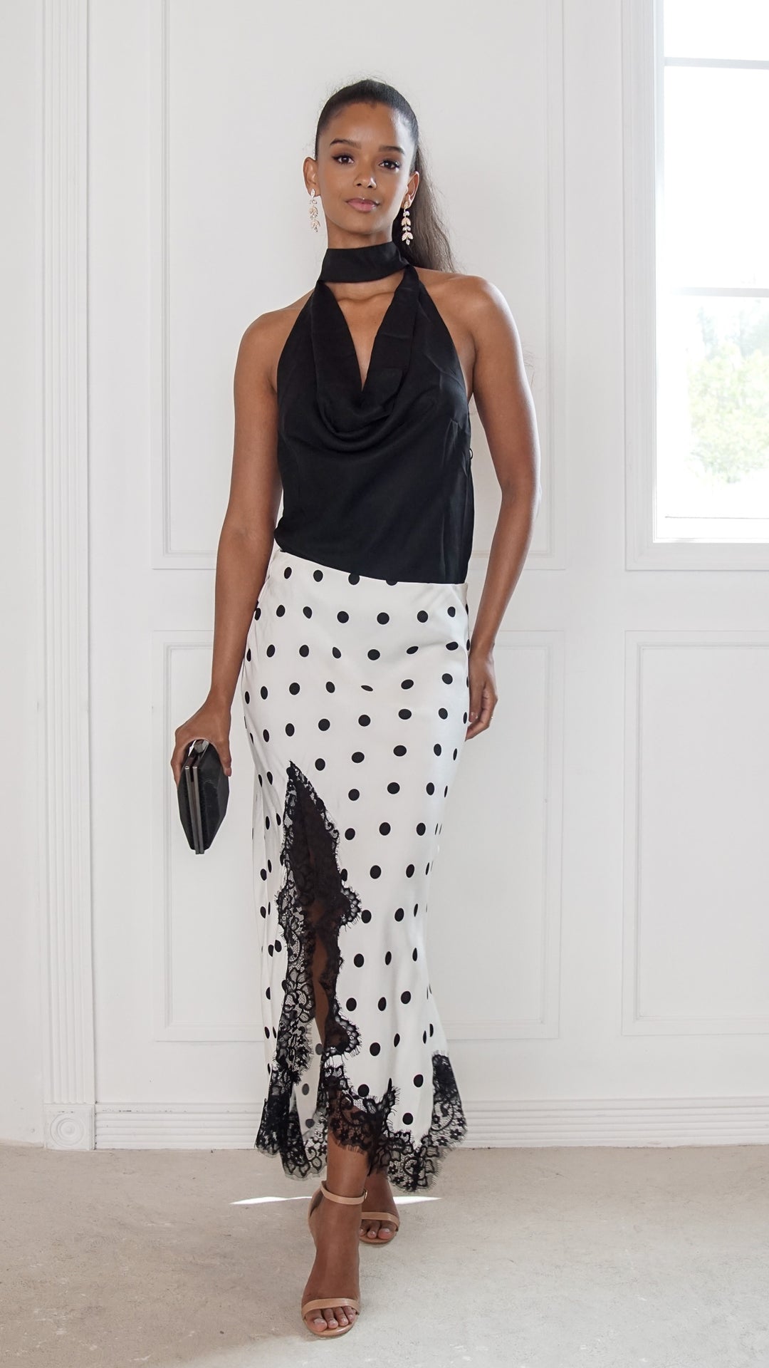 front view image 2 of Lucienne Midi Skirt
