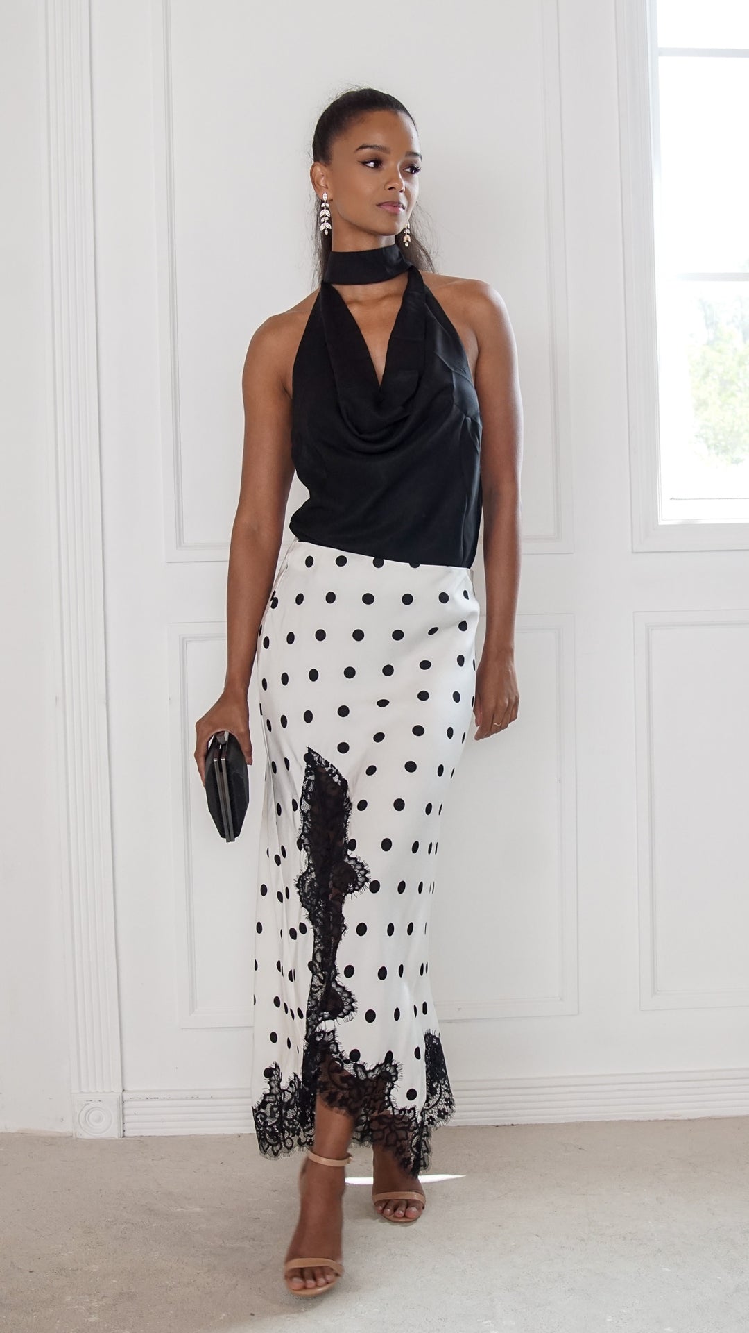 front view image 3 of Lucienne Midi Skirt