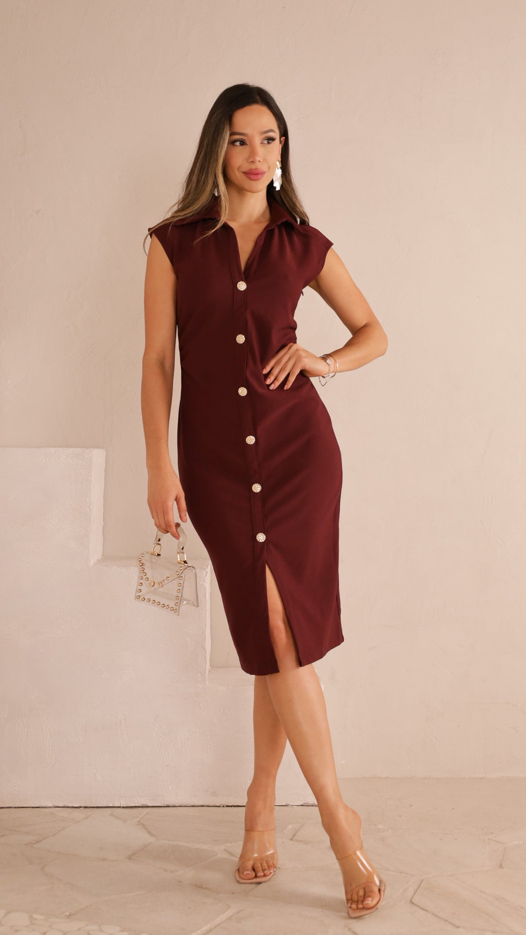 front view image 1 of Averi Midi Dress