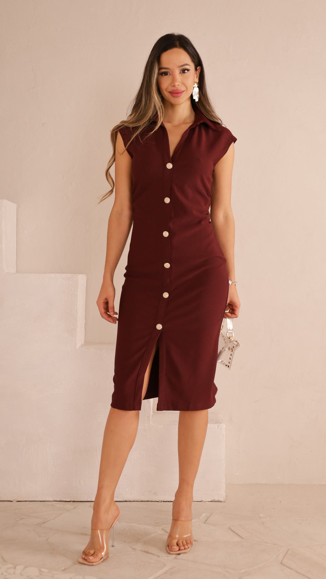 front view image 4 of Averi Midi Dress