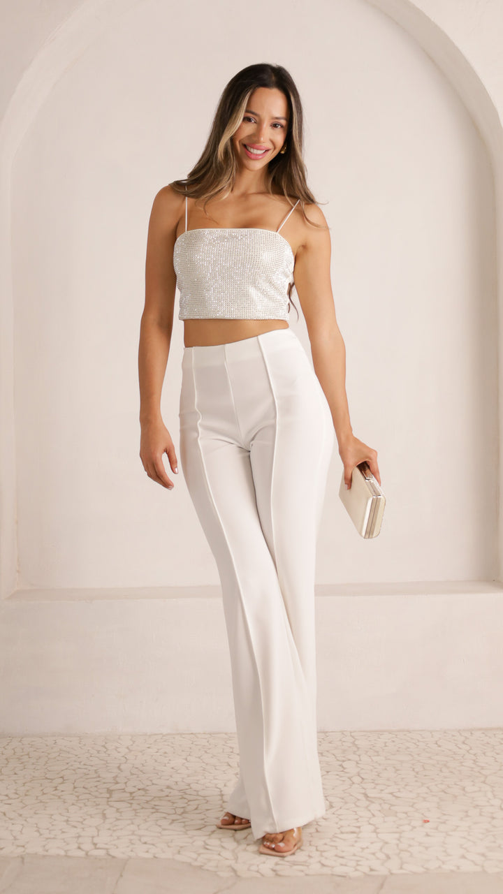 2 image front view_ivory of Vera Top