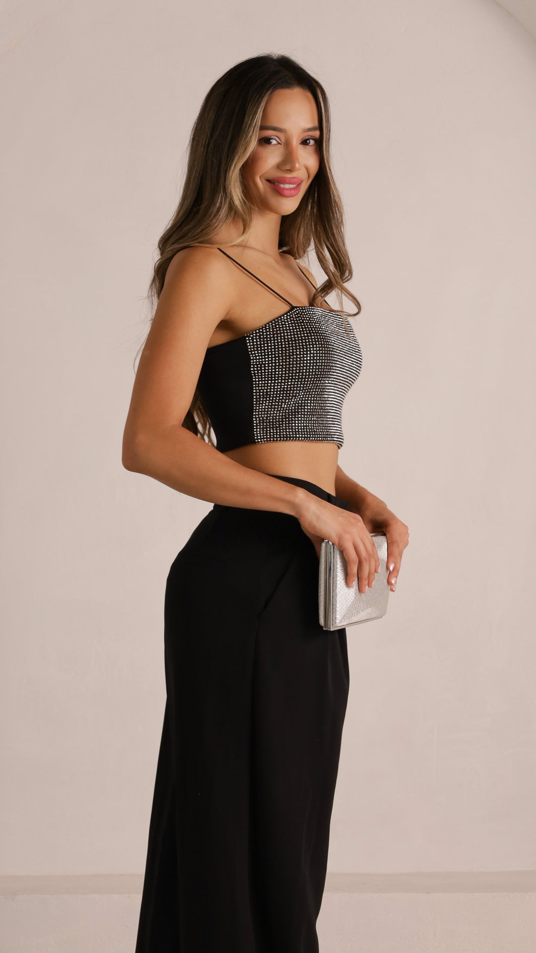 2 image rear view_black of Vera Top