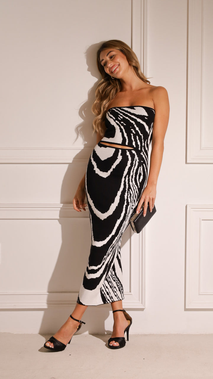 side view image 1 of Zinnia Midi Dress