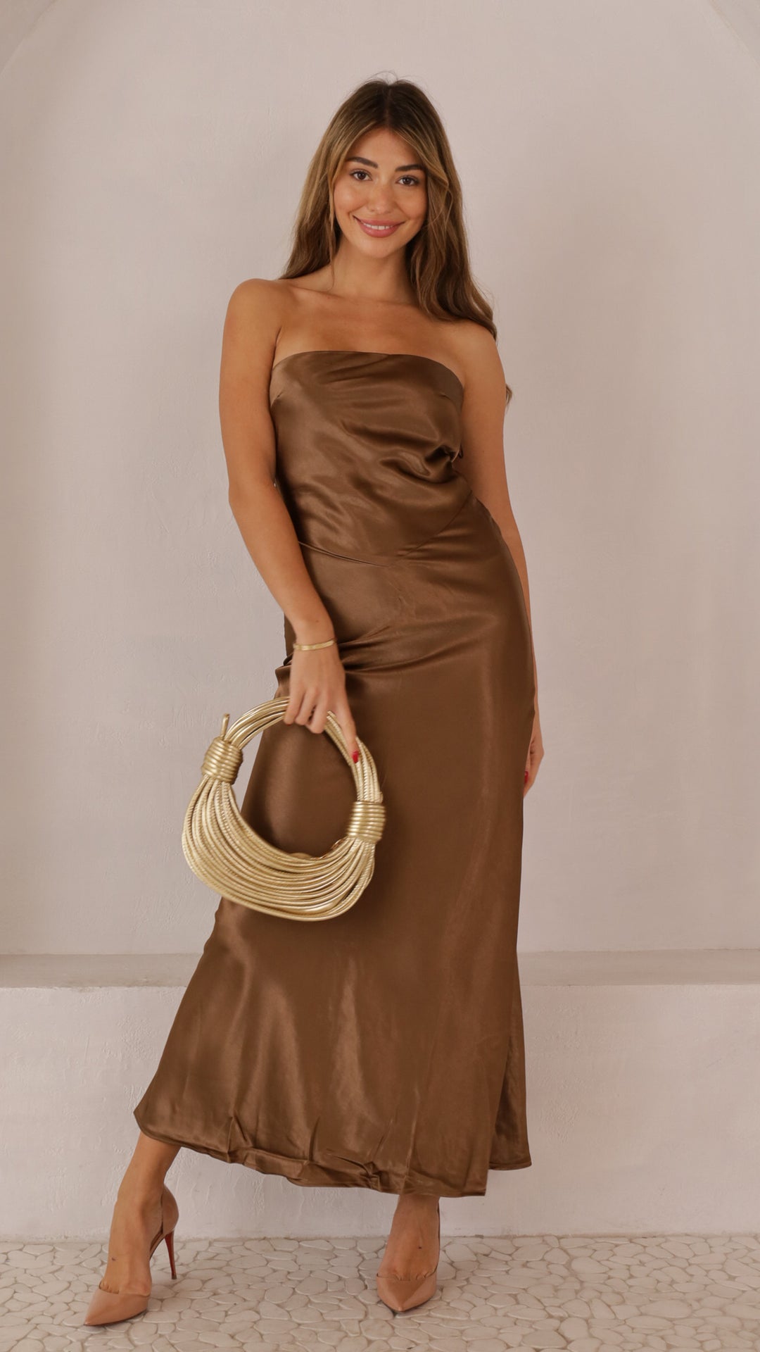 front view image 1 of Keslie Midi Dress