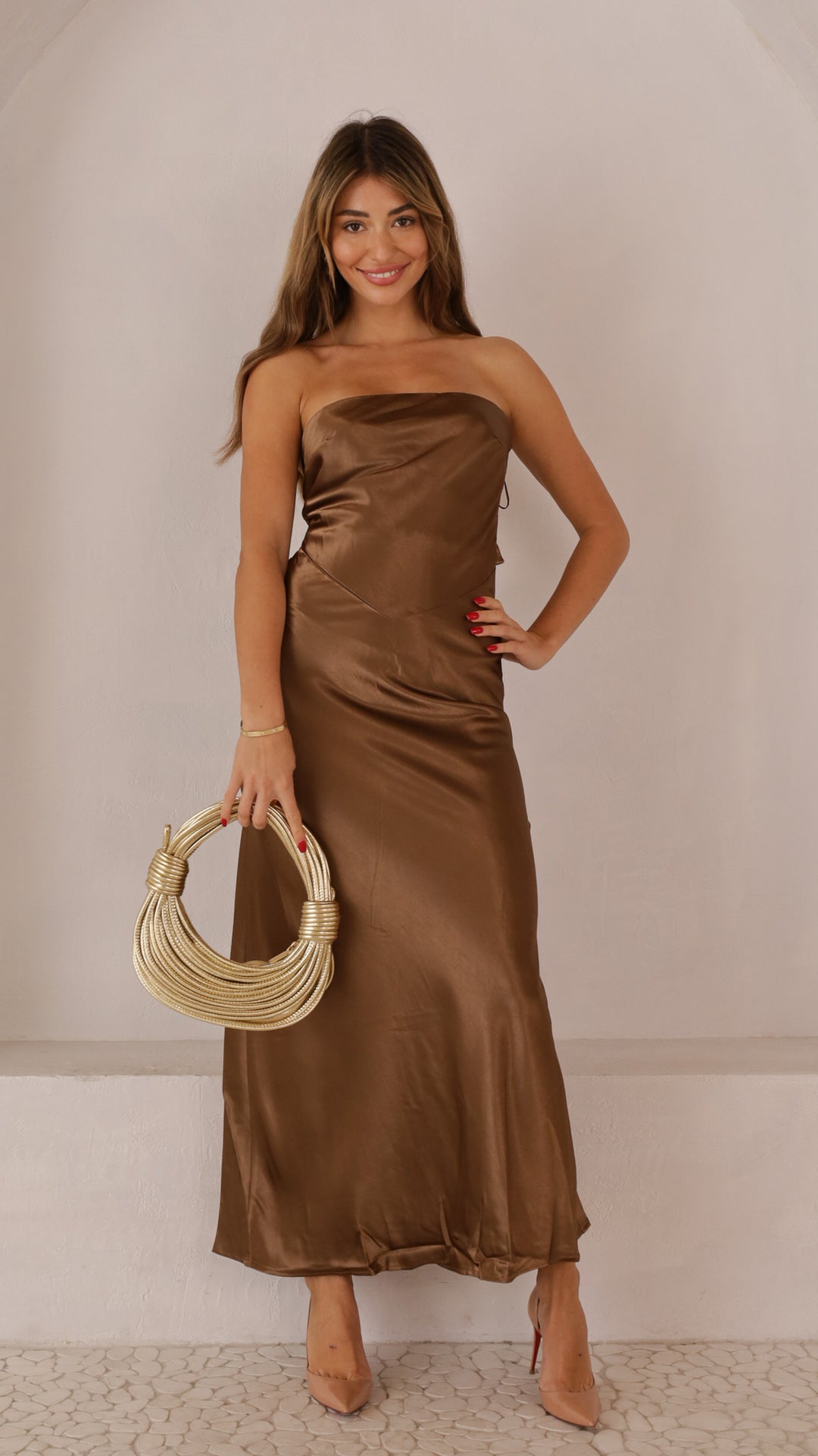 front view image 3 of Keslie Midi Dress
