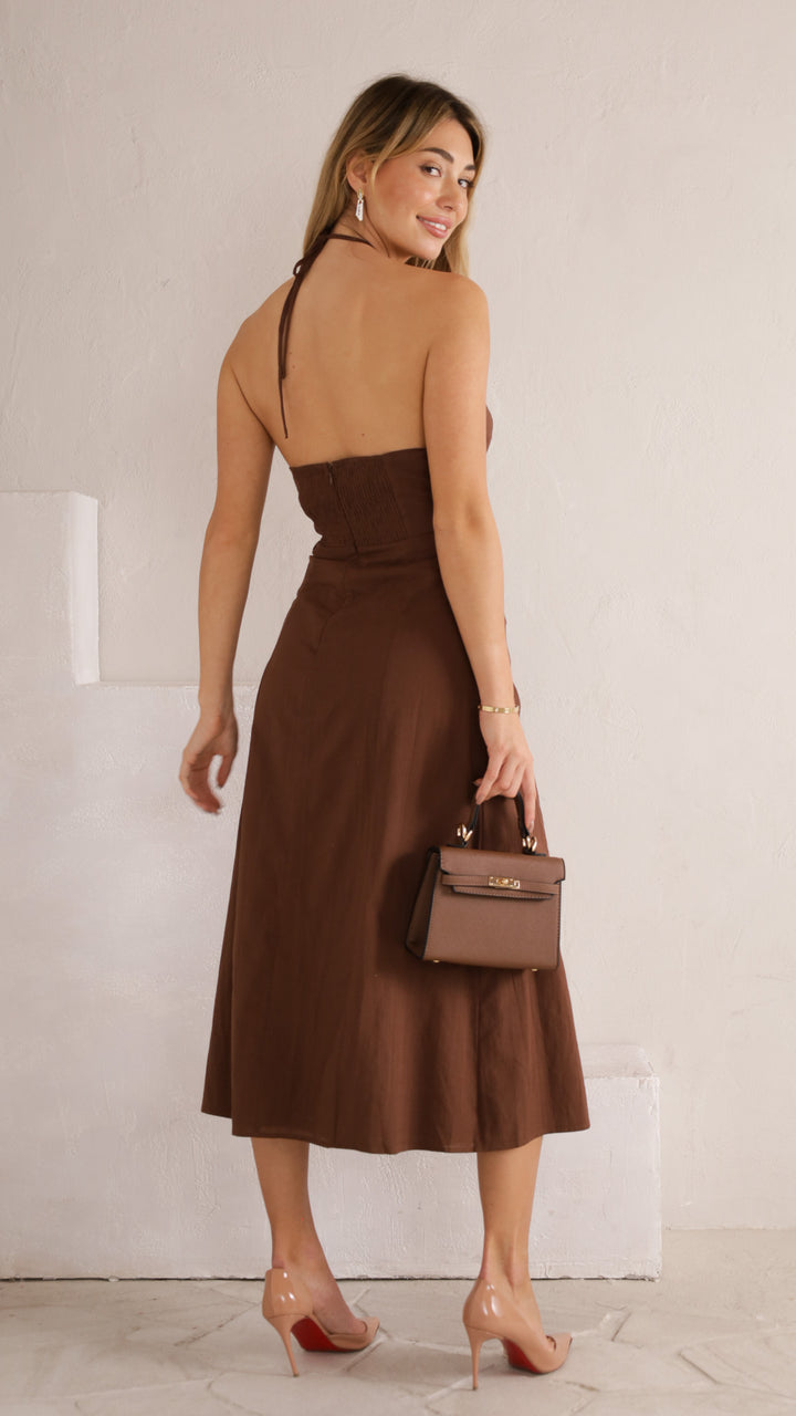 side view image 3 of Amrezi Midi Dress