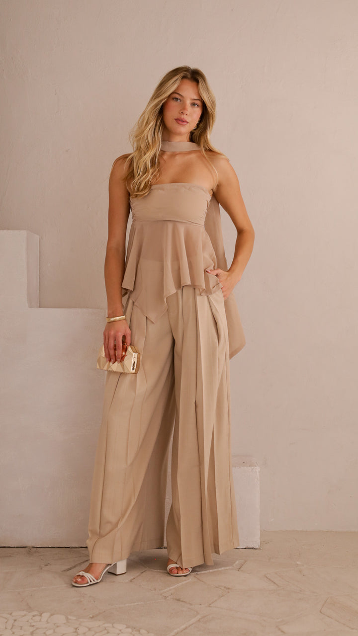 front view image 1 of Amaris Chiffon Drape Top