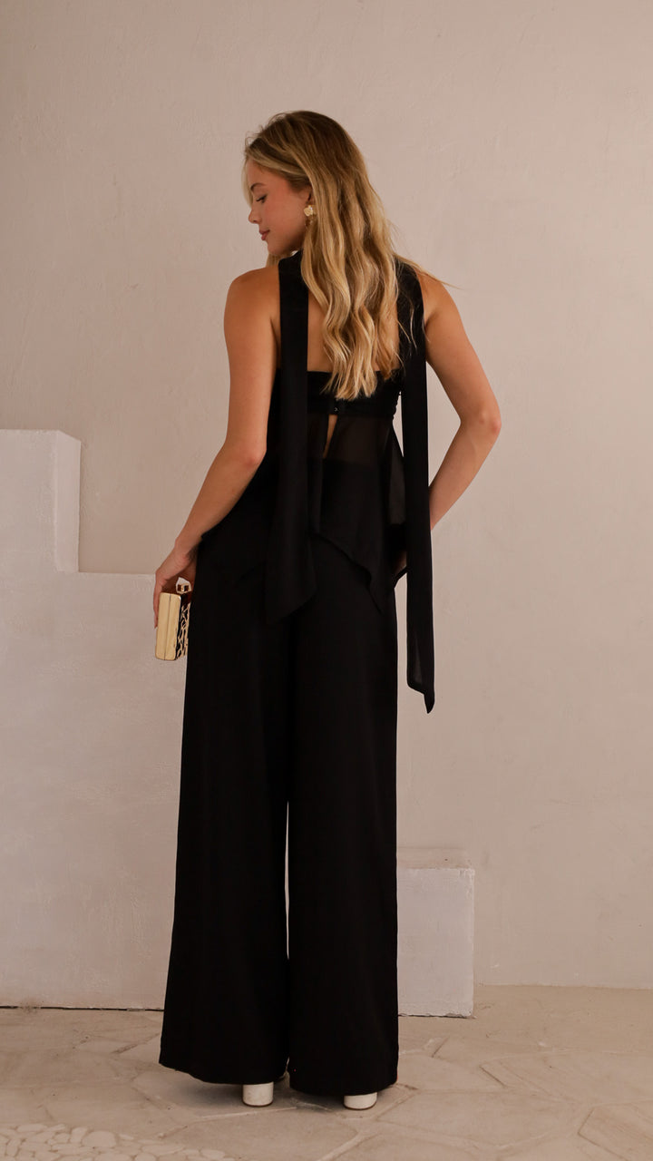 rear view image 1 of Amaris Chiffon Drape Top