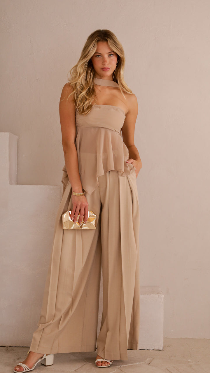 front view image 2 of Amaris Chiffon Drape Top