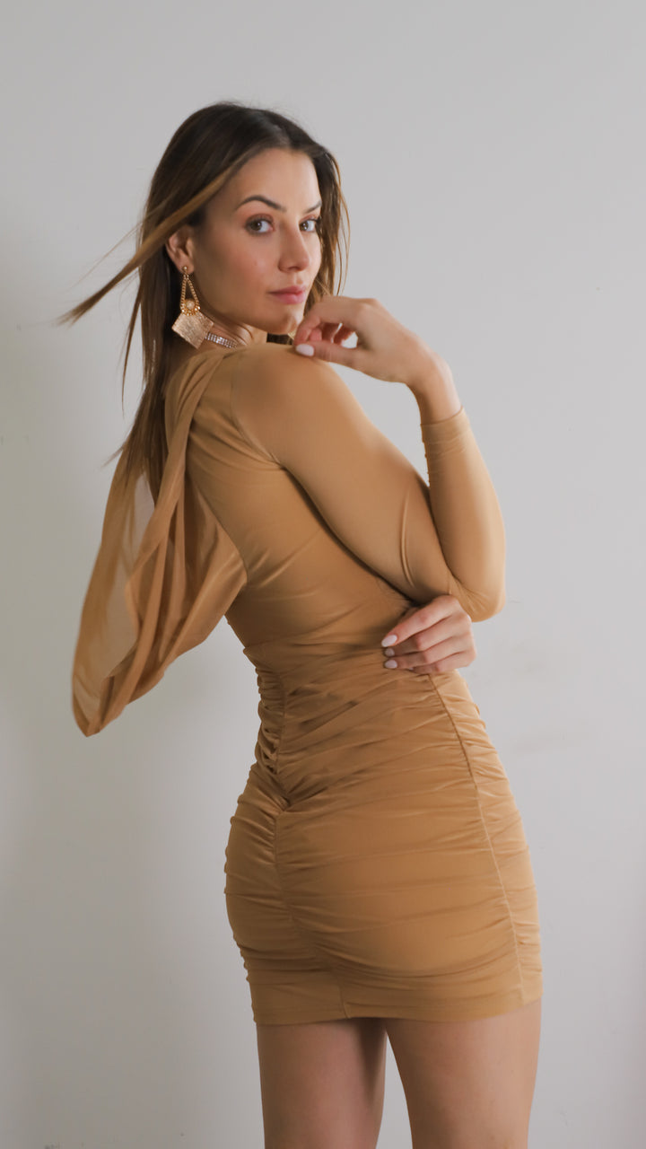 Quinella Longsleeve Mini Hoodie Dress - Steps New York