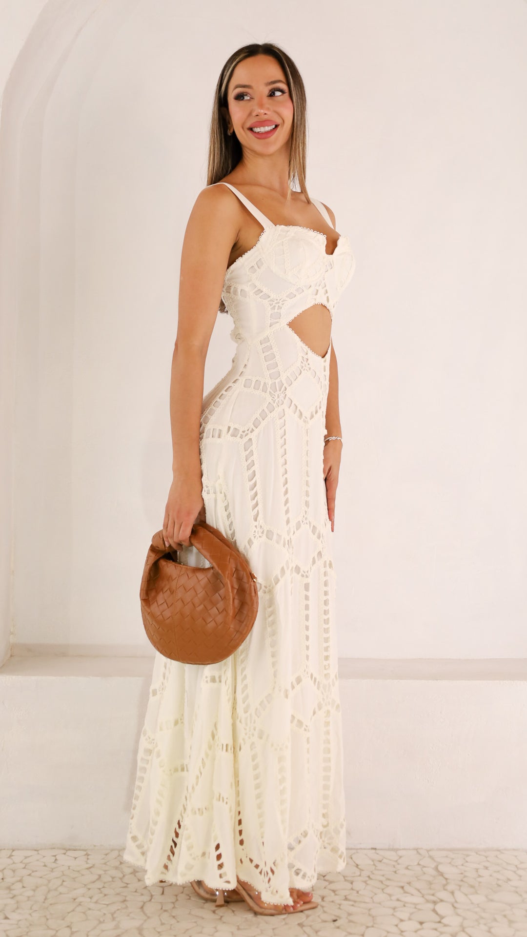 side view image 3 of Sander Midi Dress