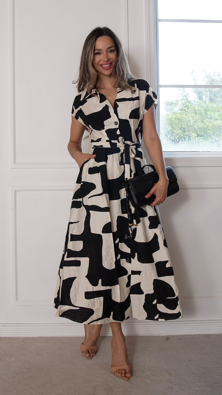 front view image 3 of Maristella Midi Dress