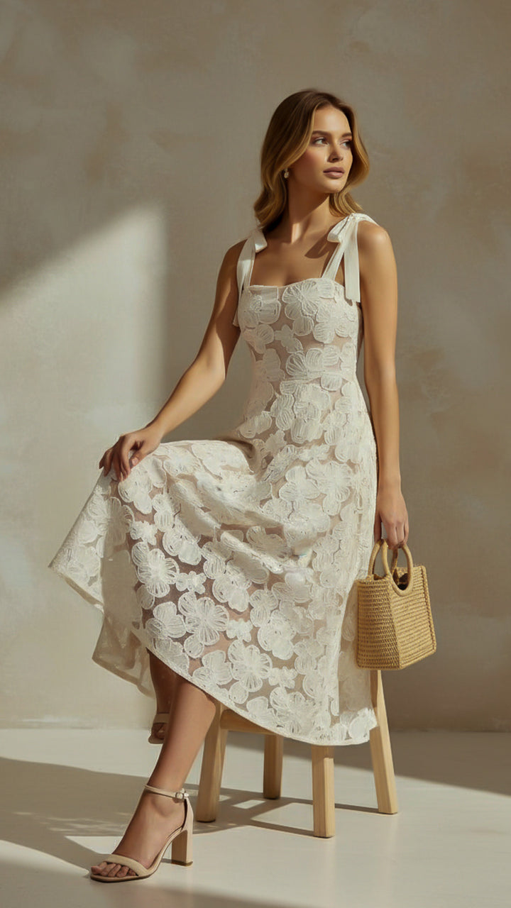 side view image 3 of Amelie Midi Dress