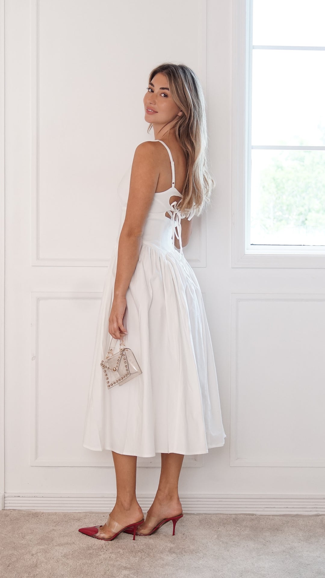 side view image 1 of Scarlet Midi Dress