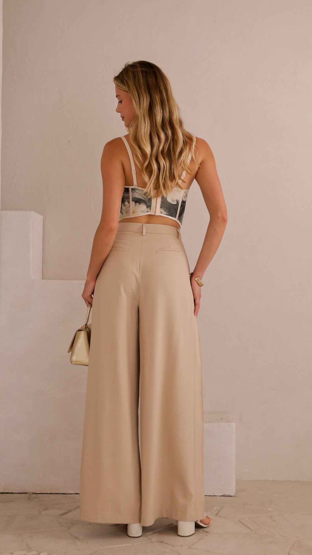 rear view image 1 of Seraphina Printed Corset Top