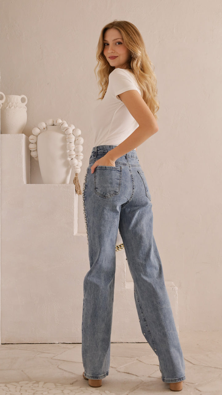 rear view image 2 of Seraphina Embellished Jeans