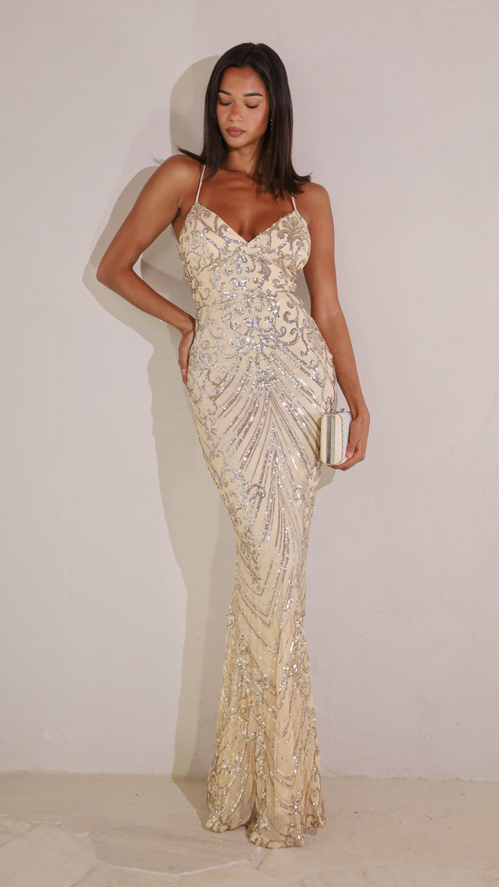 front view image 5 of Seline Maxi Dress