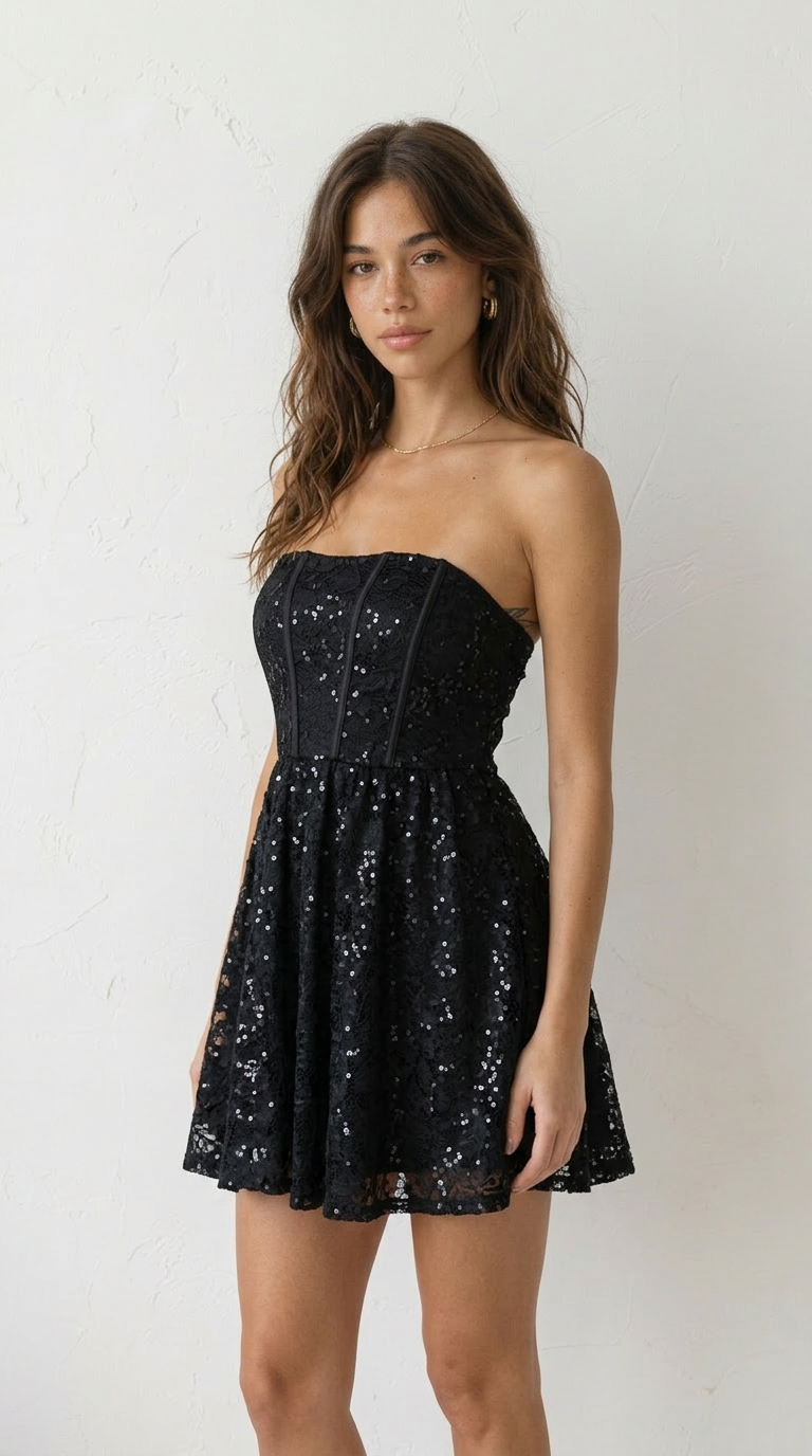 side view image 1 of Valentine Mini Dress