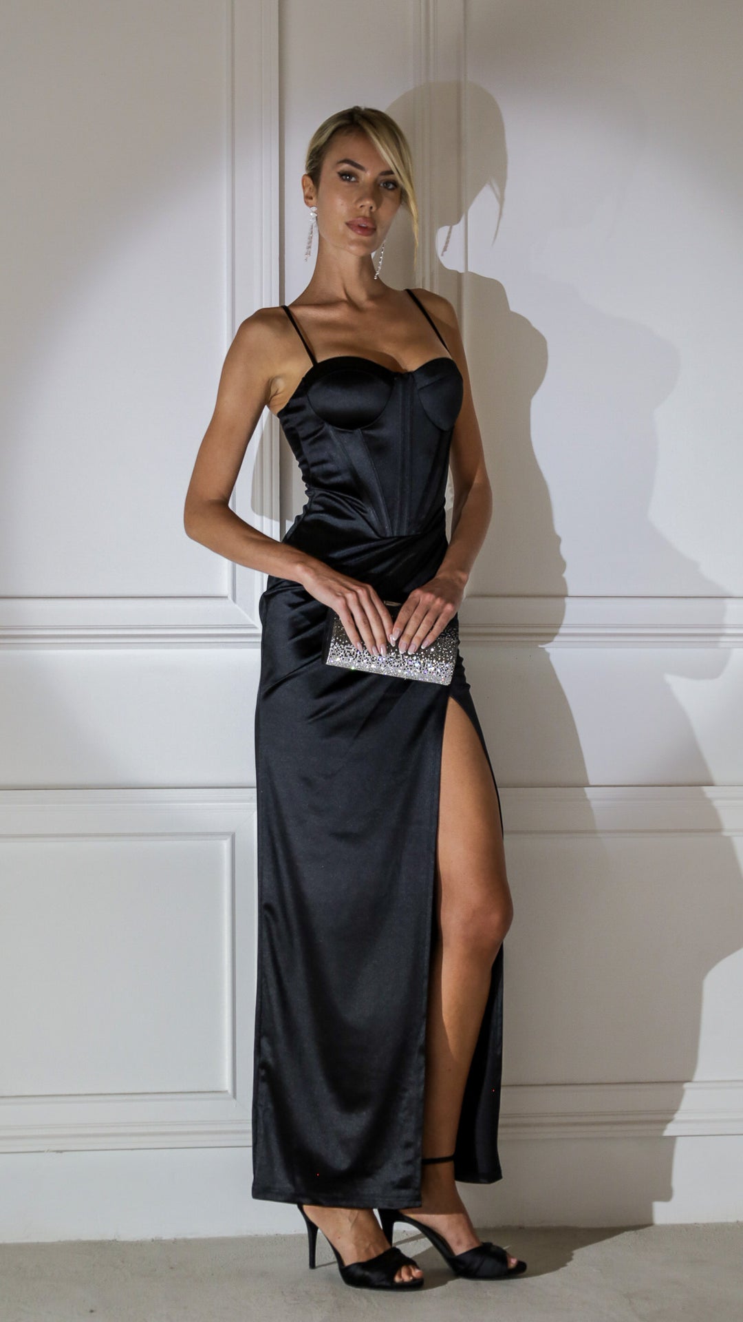 side view image 1 of Rowena Gown