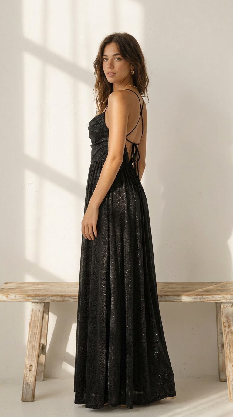 side view image 1 of Baslin Maxi Dress