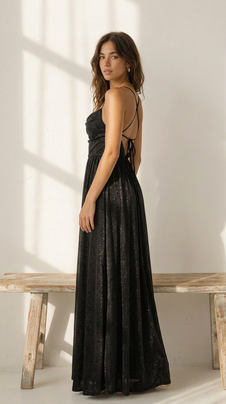 side view image 1 of Baslin Maxi Dress