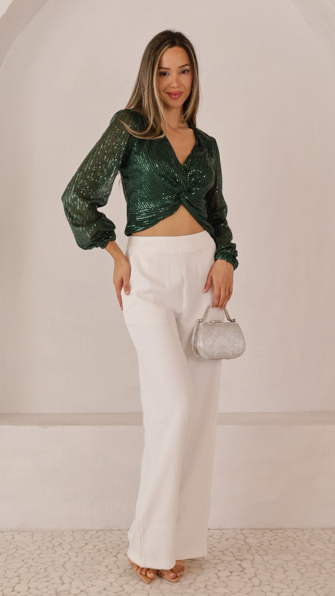 front view image 3 of Arahi Top