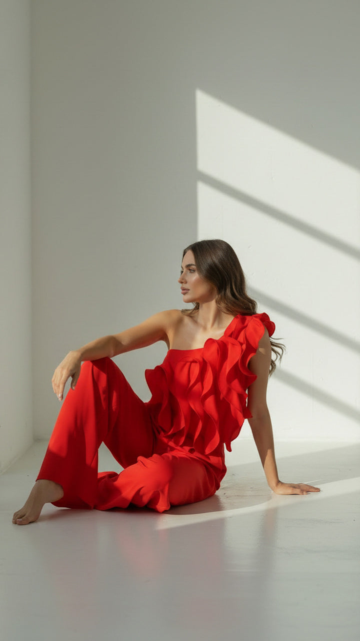 side view image 2 of Rosa One-Shoulder Top