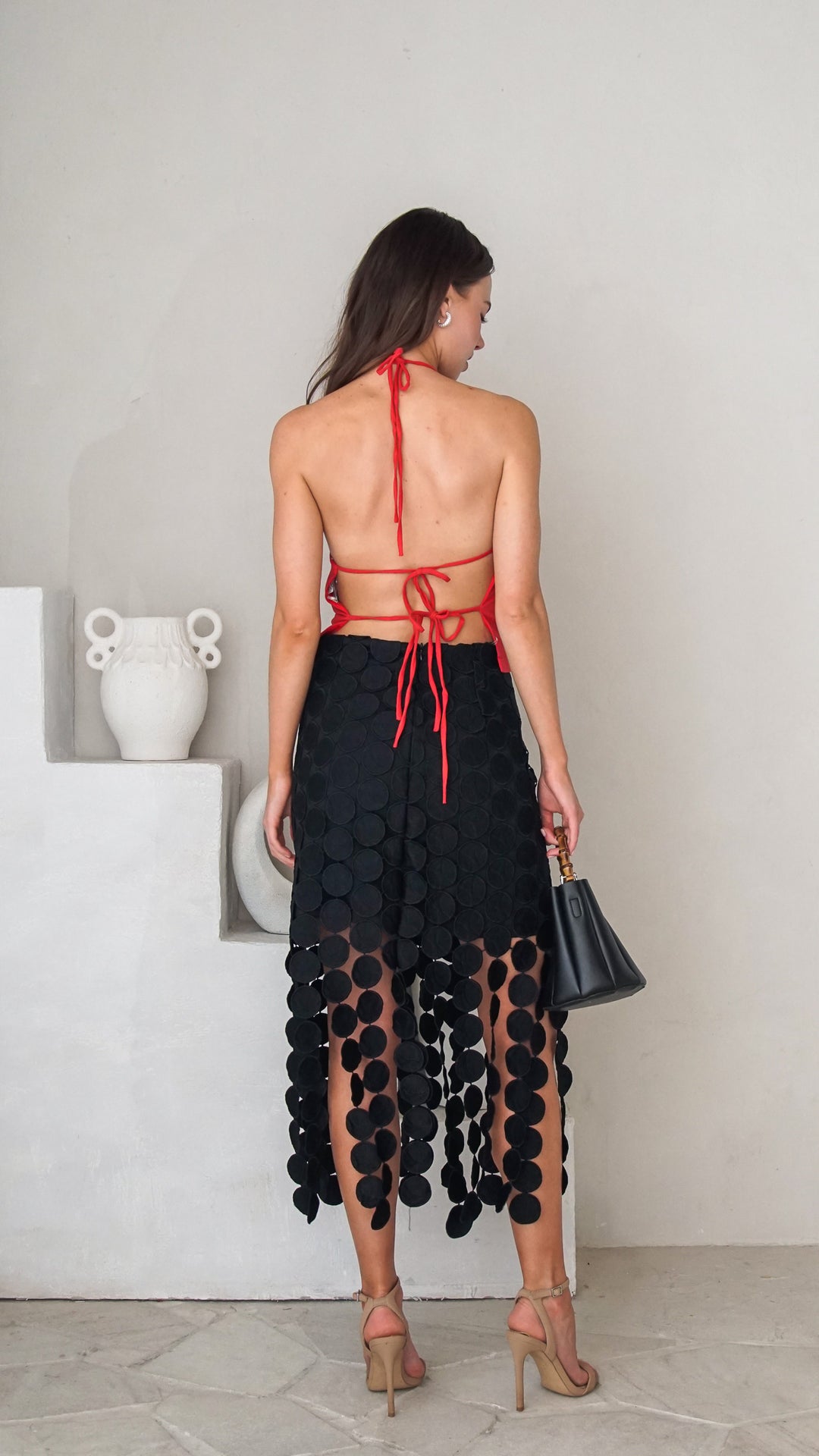 Noelle Midi Skirt Back View