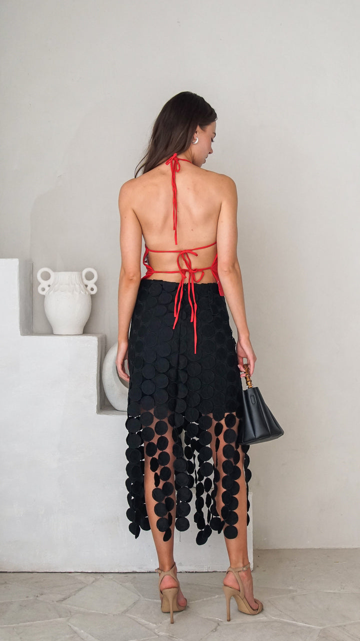 Noelle Midi Skirt Back View