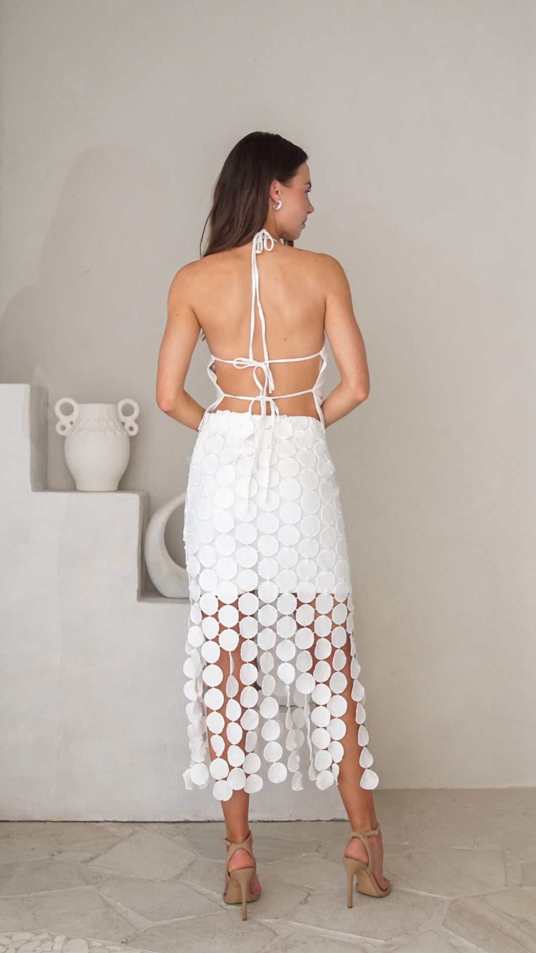 Noelle Midi Skirt Back View