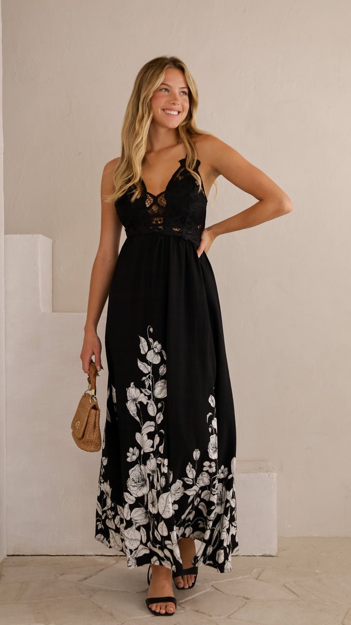 front view image 1 of Noelle Lace Maxi Dress