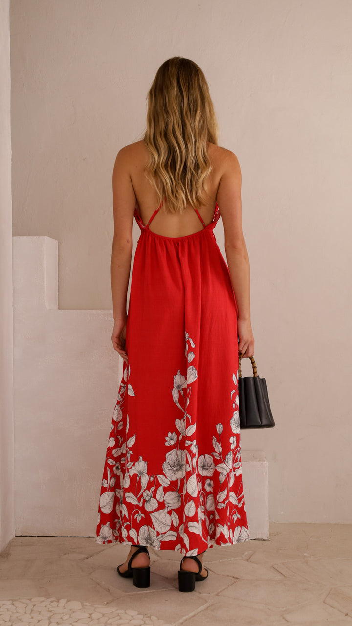 rear view image 1 of Noelle Lace Maxi Dress