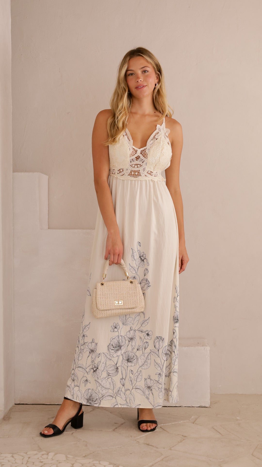 front view image 4 of Noelle Lace Maxi Dress