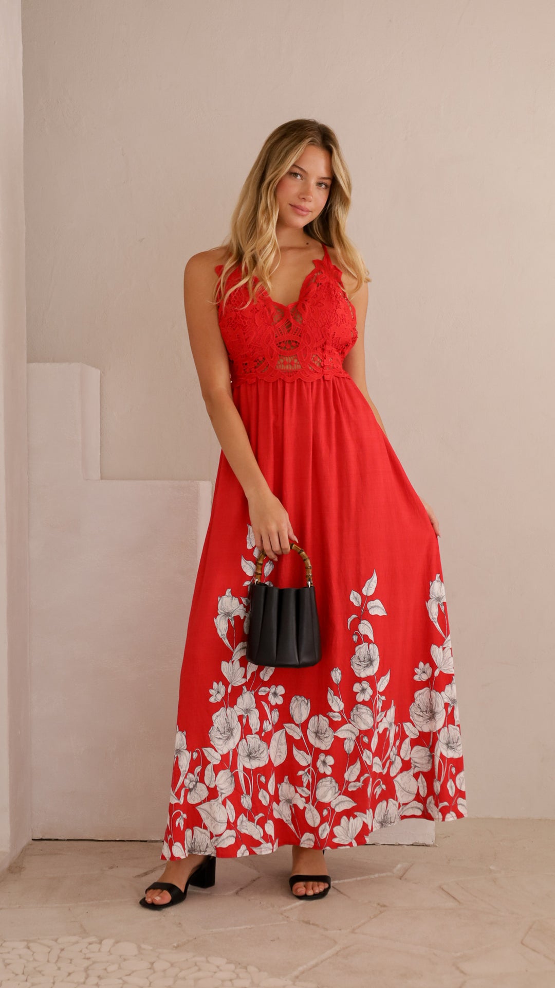 front view image 4 of Noelle Lace Maxi Dress