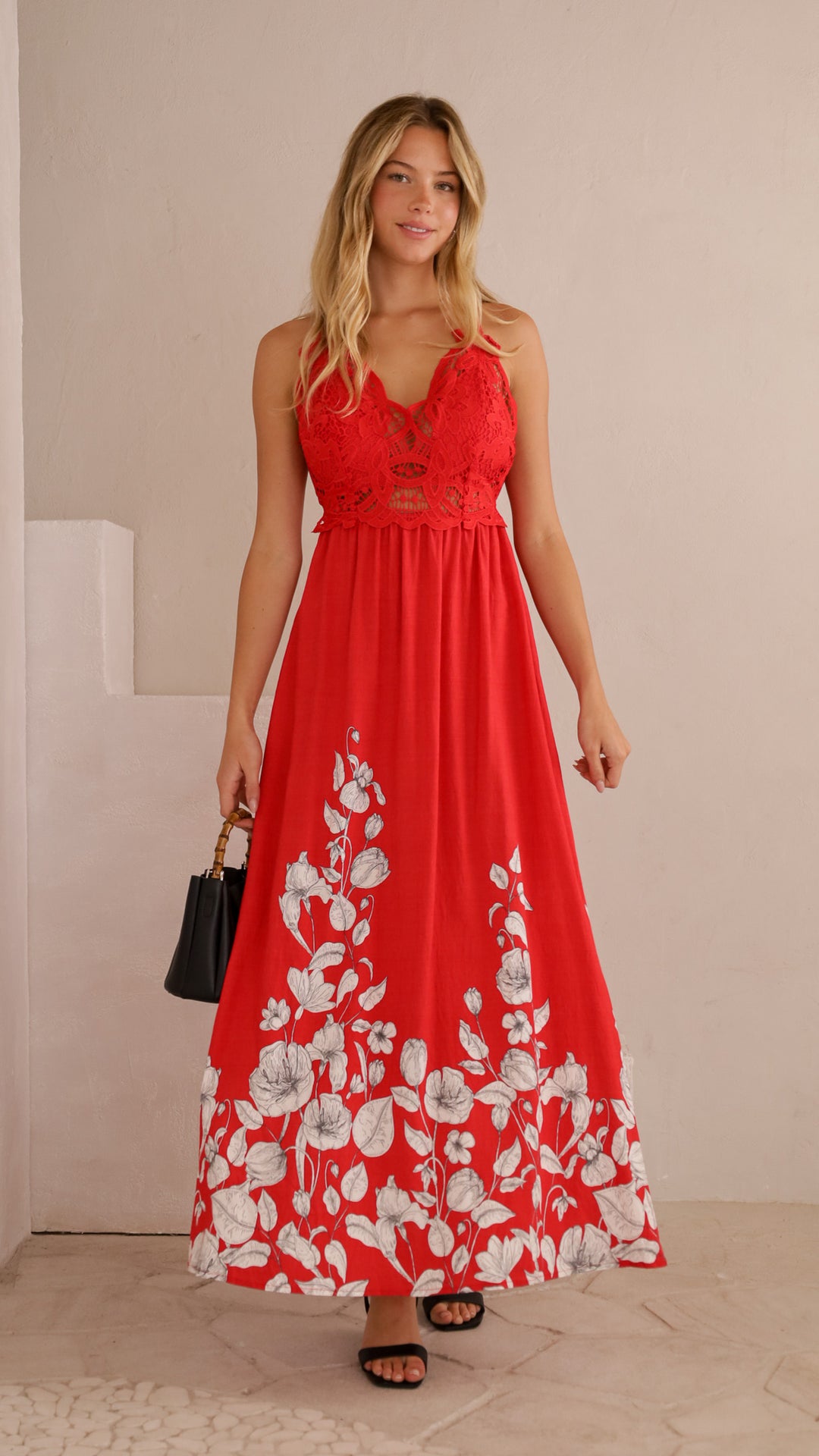 front view image 5 of Noelle Lace Maxi Dress