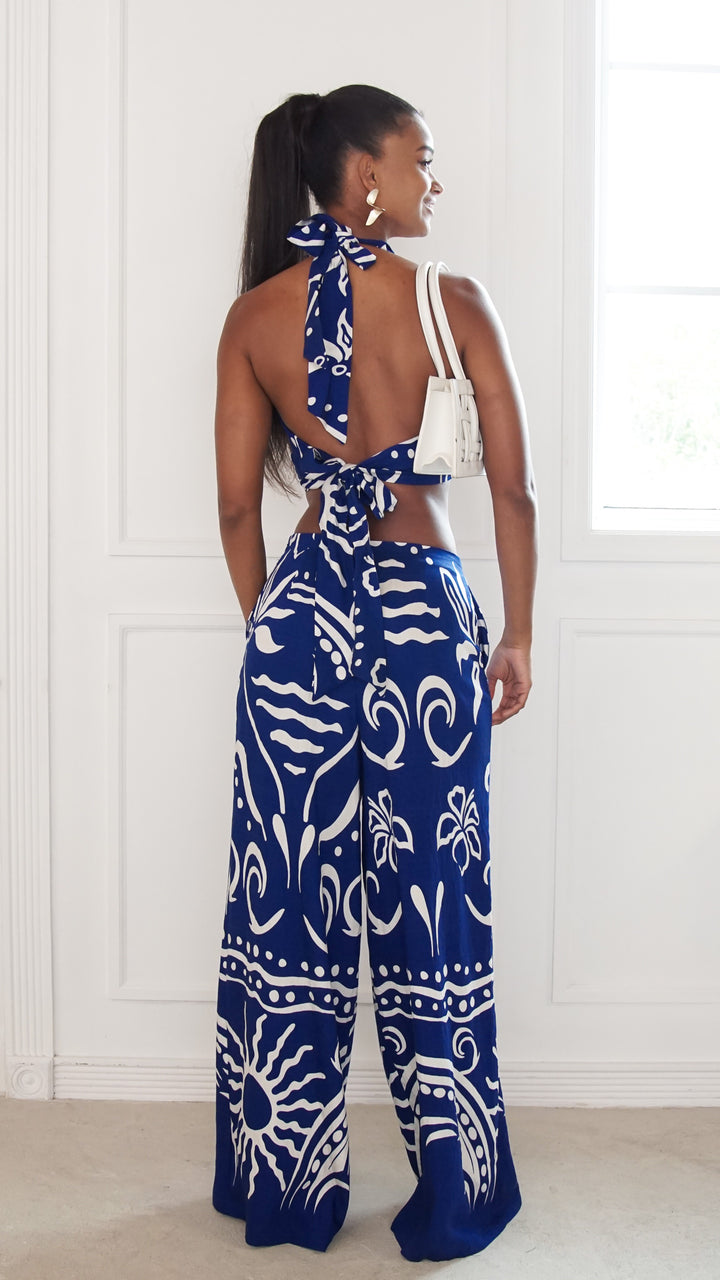 rear view image 1 of Isla Pants Set