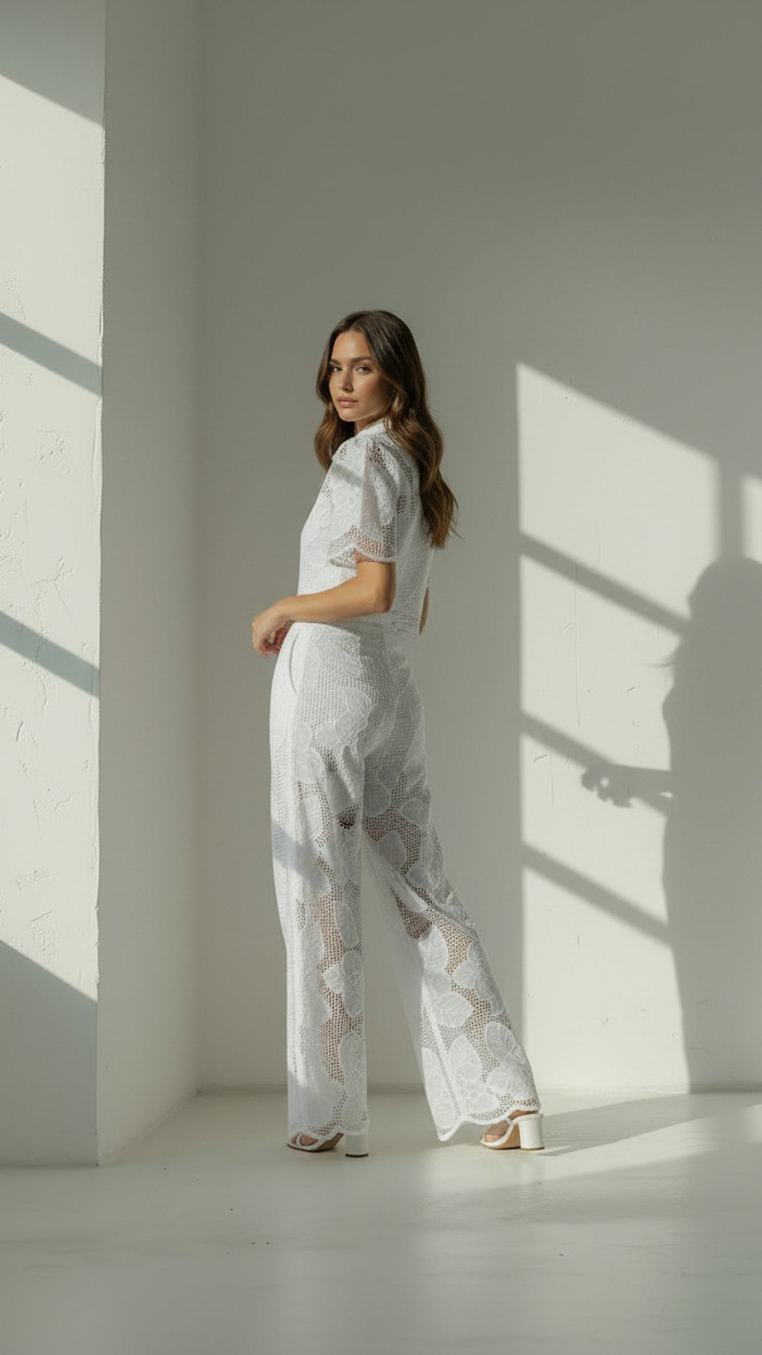 side view image 3 of Valeria Palazzo Pants