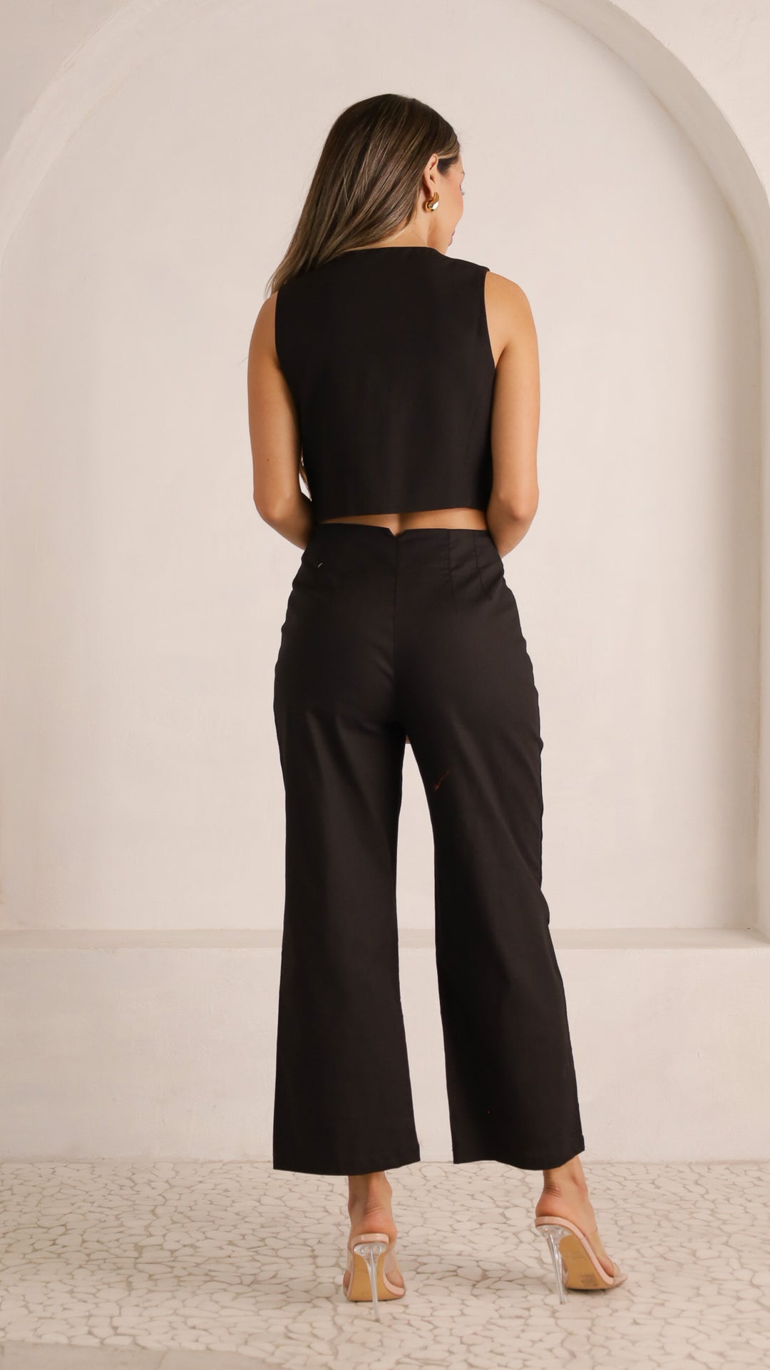 2 image rear view_black of Creslie Pants