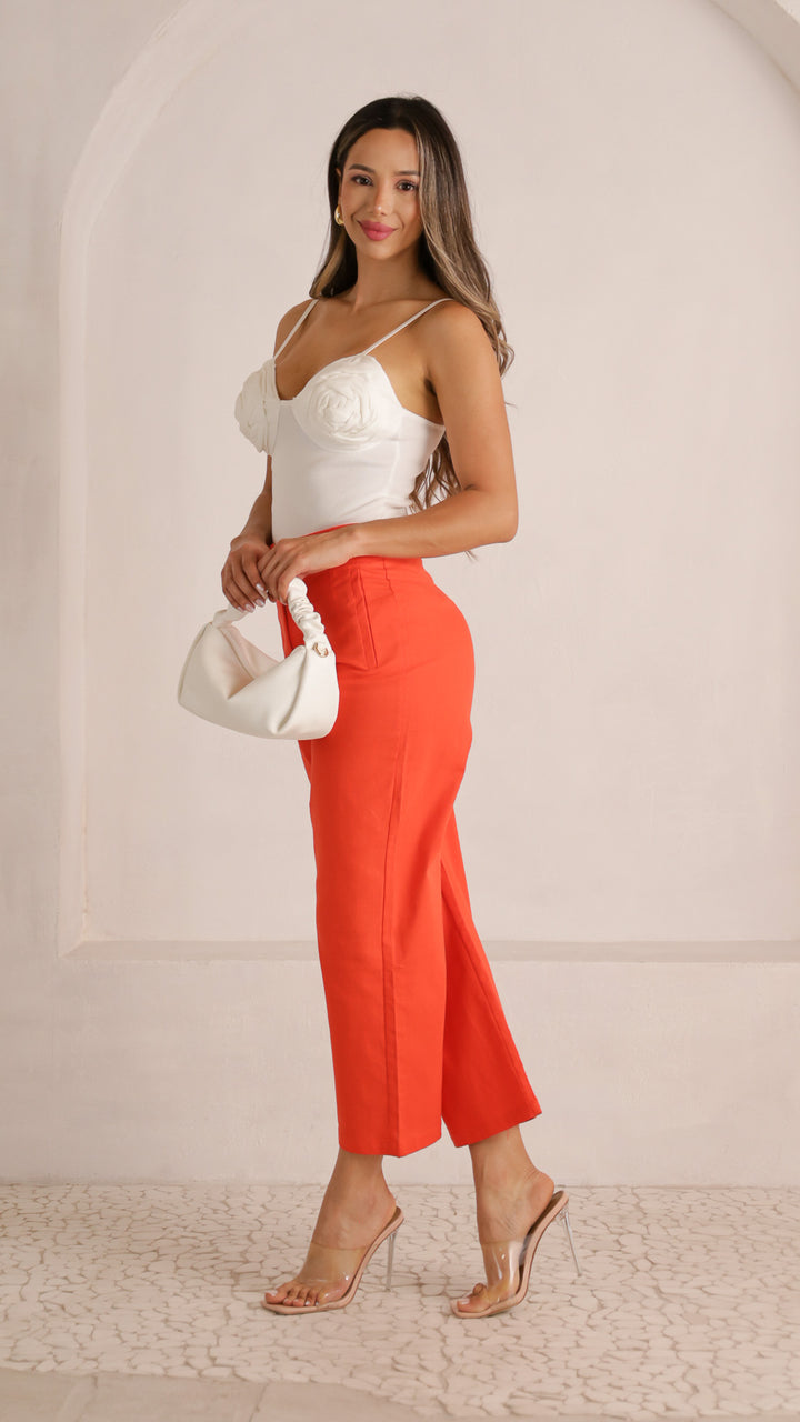 2 image rear view_red of Creslie Pants