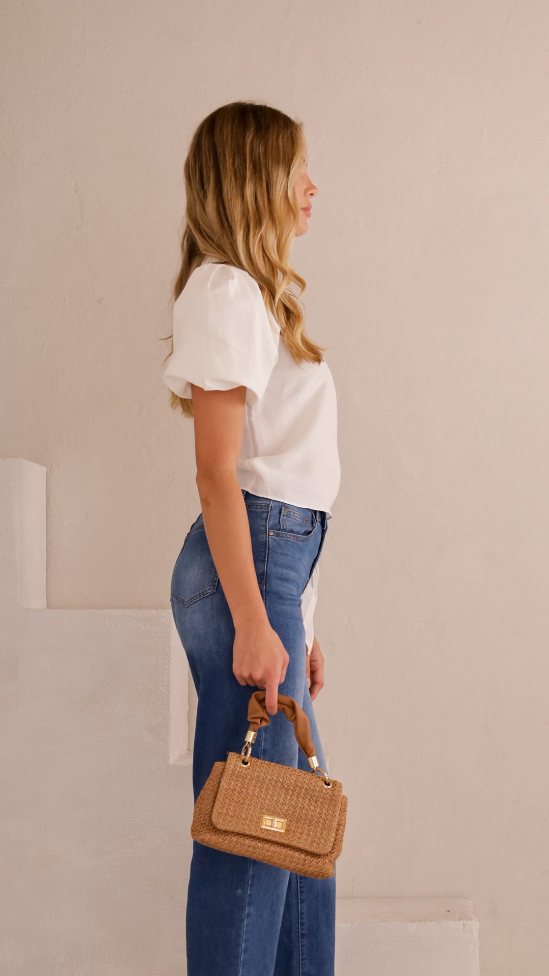 side view image 2 of Isla Puff Sleeve Top