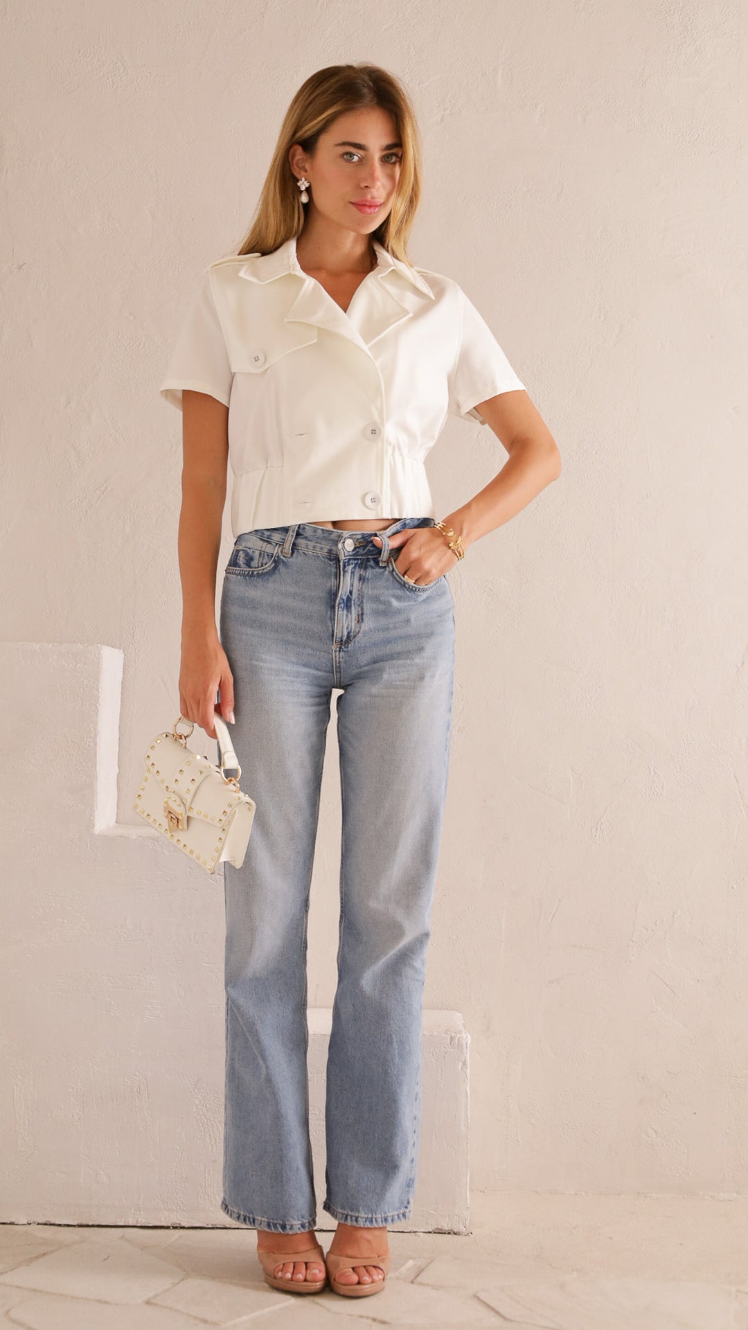 front view image 2 of Drea Button-Up Top