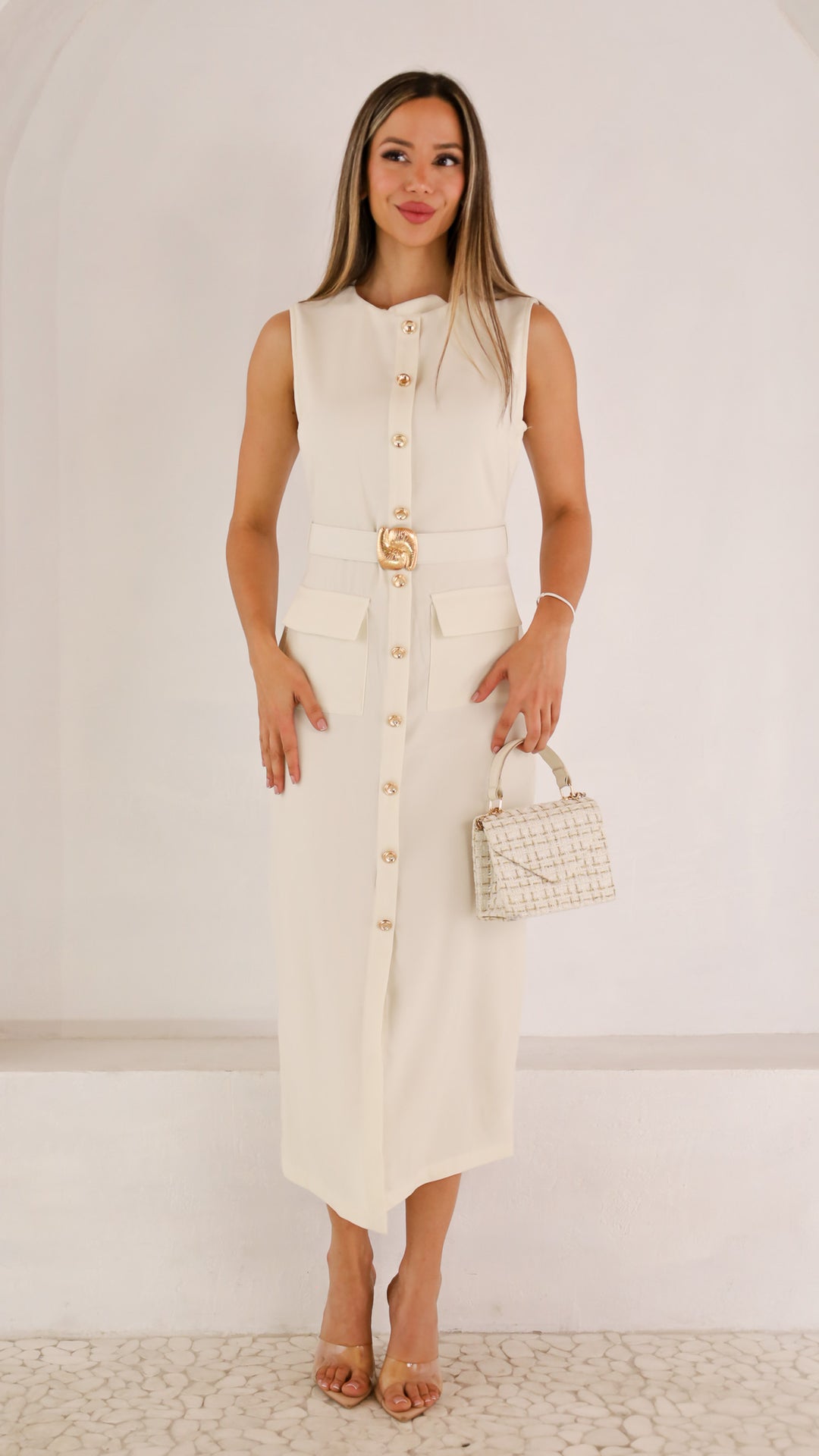front view image 1 of Natalie Midi Dress