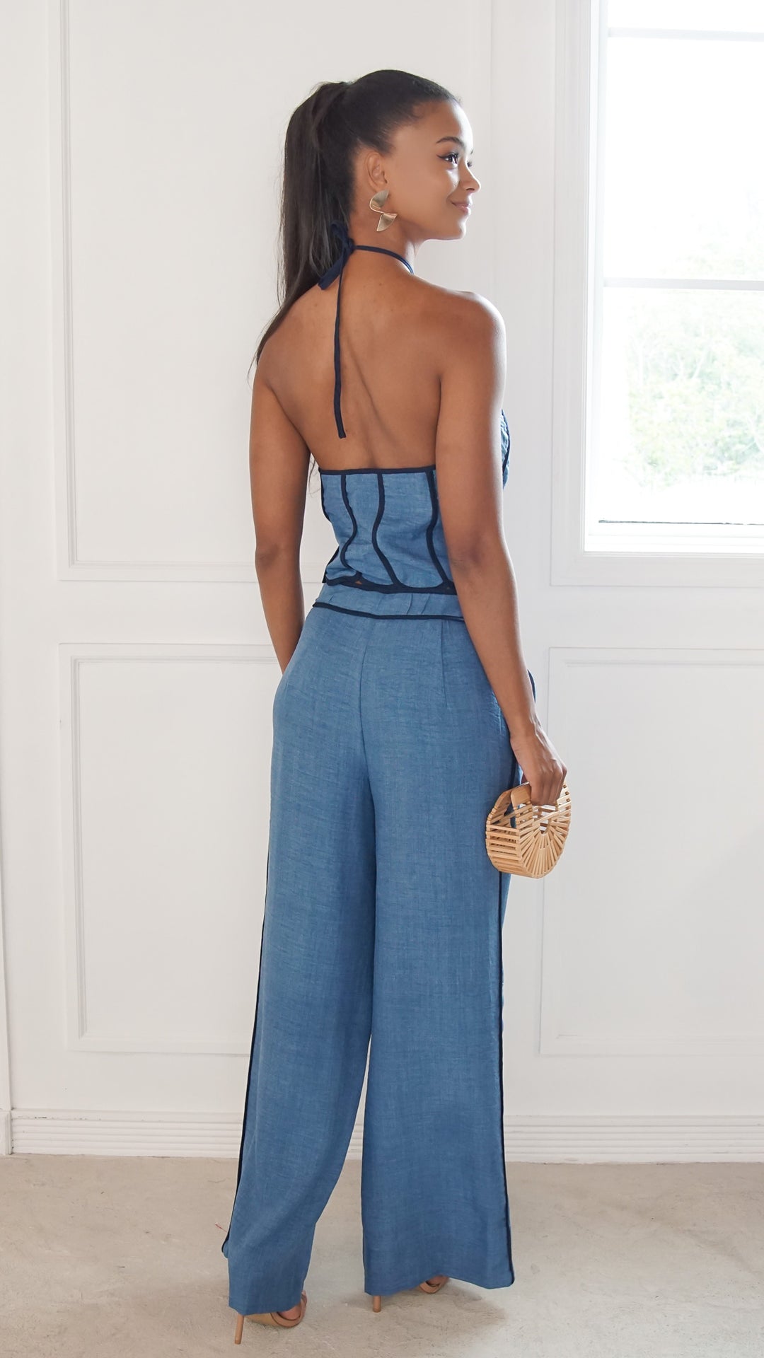 rear view image 1 of Alina Pants Set
