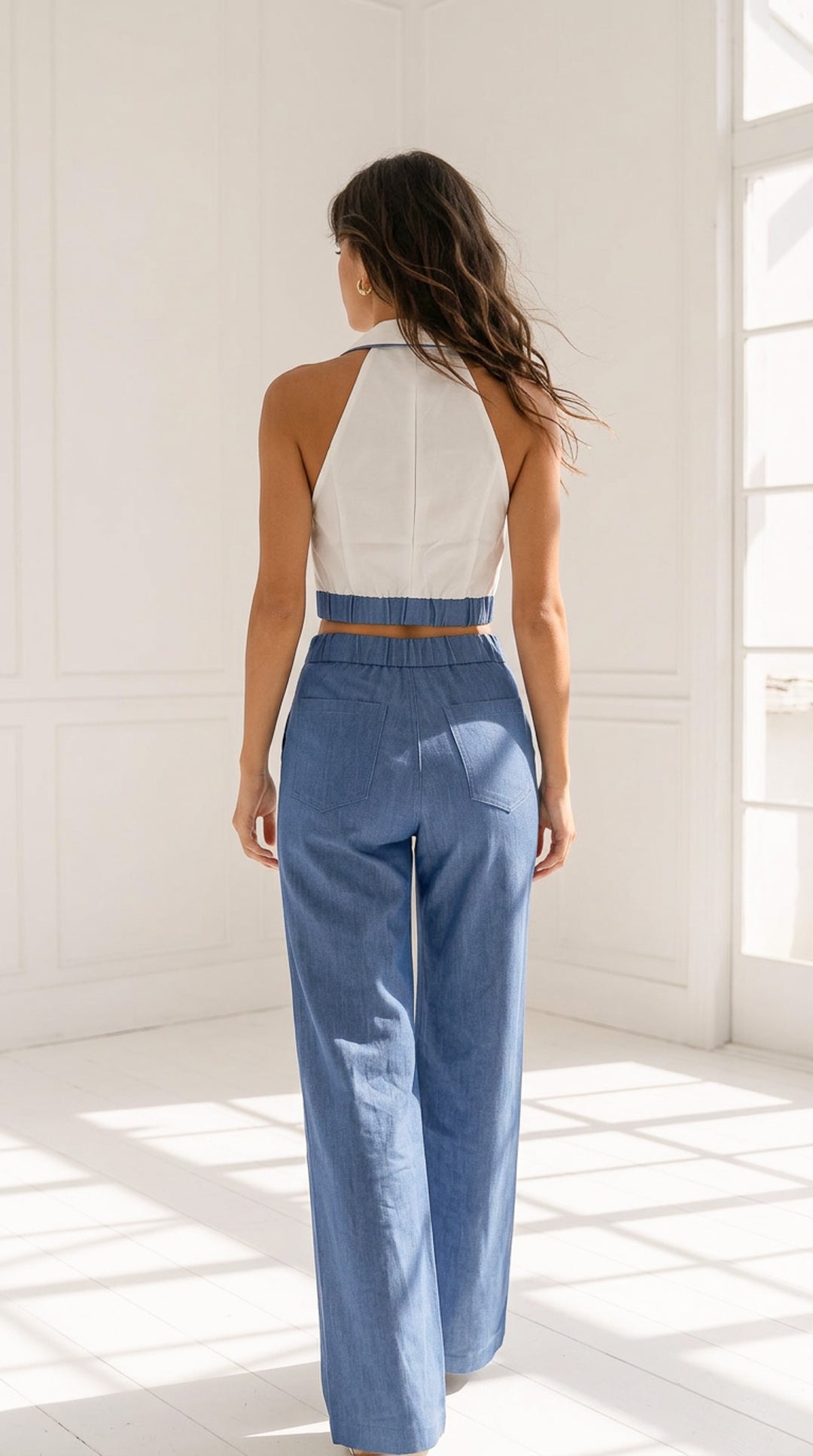 rear view image 1 of Aurelia Pants Set