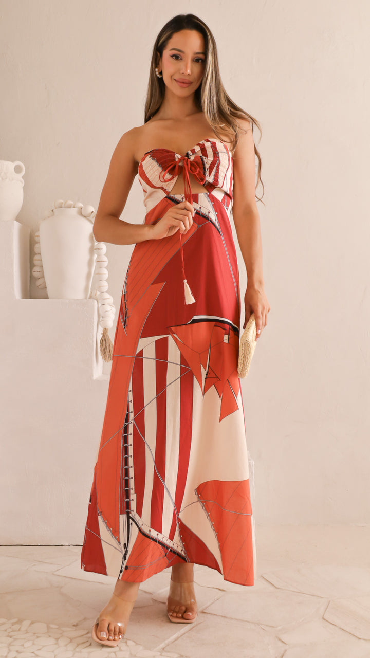 front view image 1 of Celina Maxi Dress