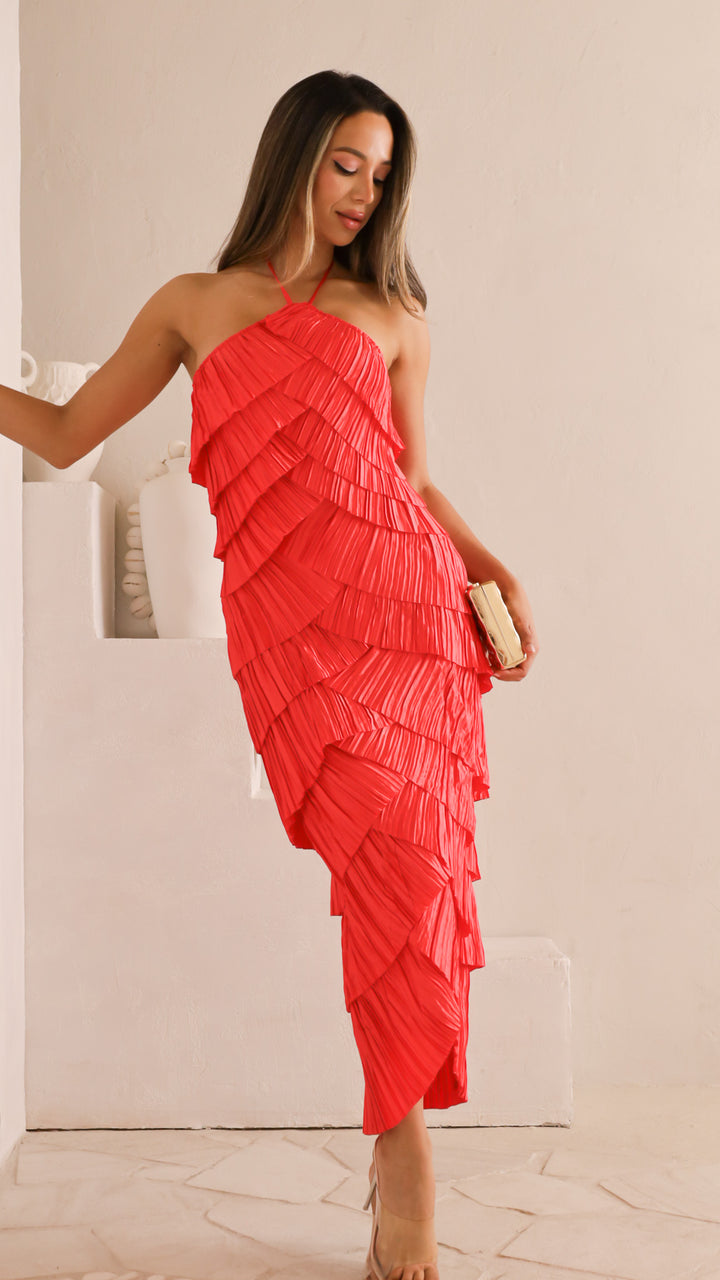 front view image 2 of Sydney Pleated Dress