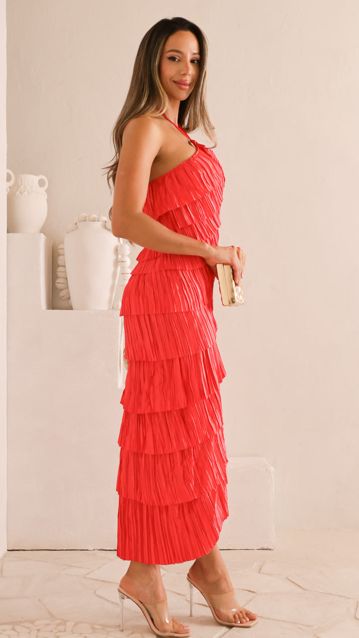 side view image 2 of Sydney Pleated Dress